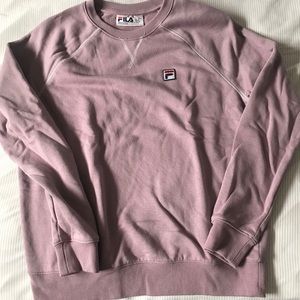Lilac Fila Crewneck